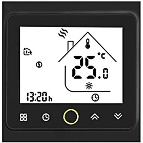 Thermostat intelligent Tuya ZigBee 3.0, 5 A, programmable hebdomadairement, contrôle via application et commande vocale, compatible avec Google Home, pour chauffe-eau et chaudière à gaz