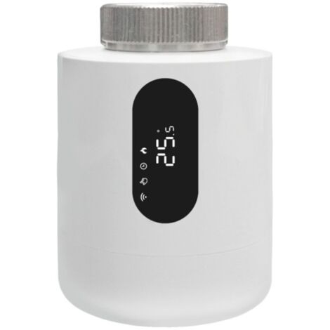 Thermostat intelligent Tuya Zigbee, vanne thermostatique pour radiateur, vanne thermostatique pour radiateur de chauffage, contrôle à distance via application (passerelle non incluse)