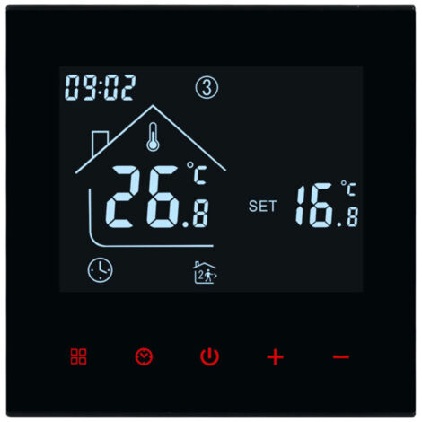 Thermostat intelligent WiFi convivial conçu pour une régulation optimale de la température dans les chaudières à eau et gaz (chauffage électrique au sol)