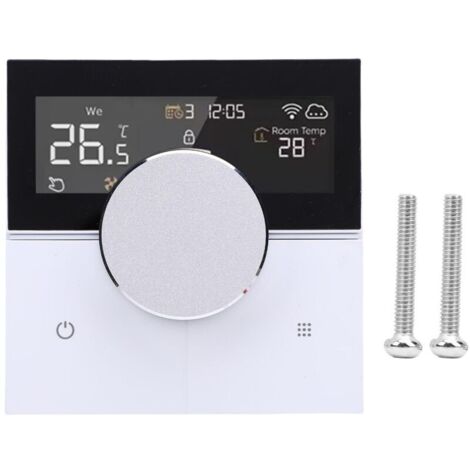 Thermostat intelligent WiFi écran couleur bouton de commande entièrement tactile Programmable pour maison chaudière murale