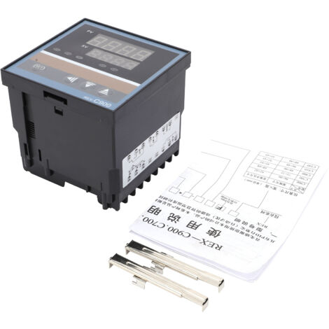 Thermostat Intelligente Digital   REX-C900FK02-MxDA avec Installation Décodeur et PID Précis
