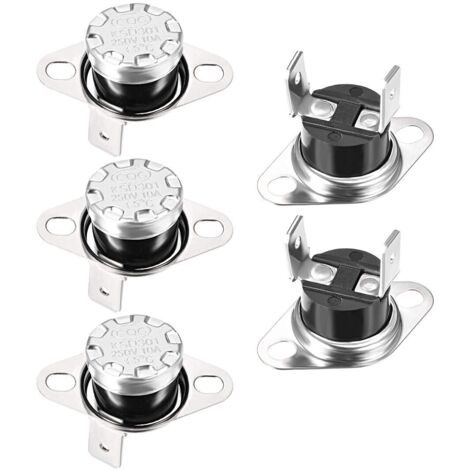 Thermostat KSD301 - 5 Pièces - 65°C Normalement Fermé - 250V 10A - Protection Surchauffe
