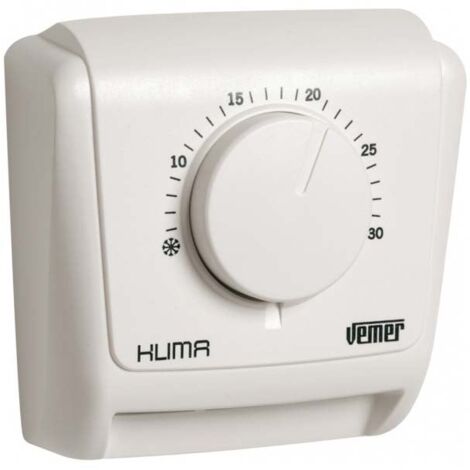 Thermostat mécanique Vemer Klima 3 pour paroi à membrane de gaz VE019600
