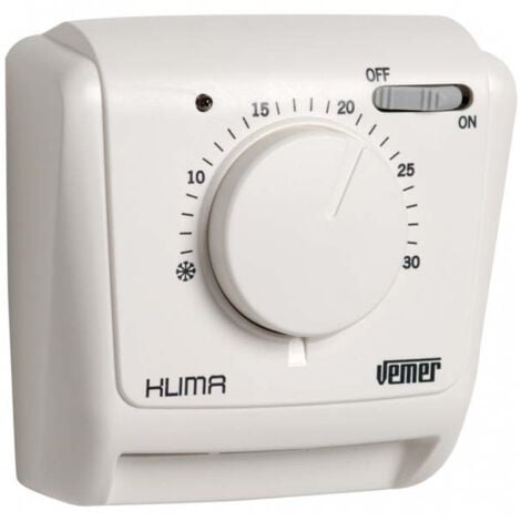 Thermostat mécanique Vemer Klima SI pour paroi à membrane de gaz VE021200