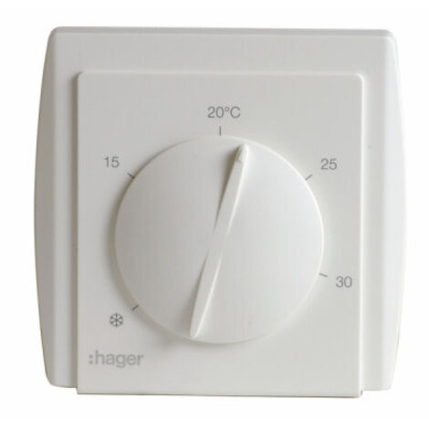 thermostat - membrane sortie inverseur - hager 54185