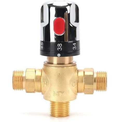 Thermostat-Mischbatterie, Duschmischer mit 1/2"-G-Anschluss, Armaturen der Marke Celsius Scale