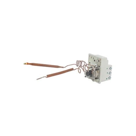 Thermostat Mono-bulbe Tripolaire à Régulation 40/65°c Et Sécurité 90°c. L De Canne: 370mm. Avec Pattes De Fixation.