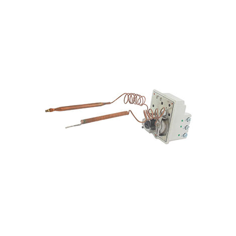 Thermostat Mono-bulbe Tripolaire à Régulation 40/65°c Et Sécurité 90°c. L De Canne: 450mm. Avec Pattes De Fixation.
