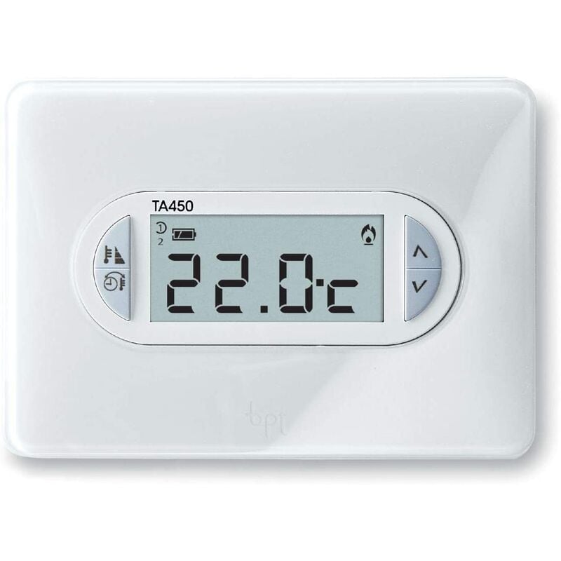 BPT - Thermostat digital mural blanc TA/450