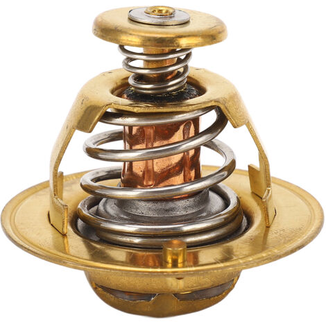 Thermostat moteur 82℃ 600‑421‑6110 pour Komatsu PC200‑5, PC220‑5, 6D95 - Pièce détachée en alliage pour engins de chantier