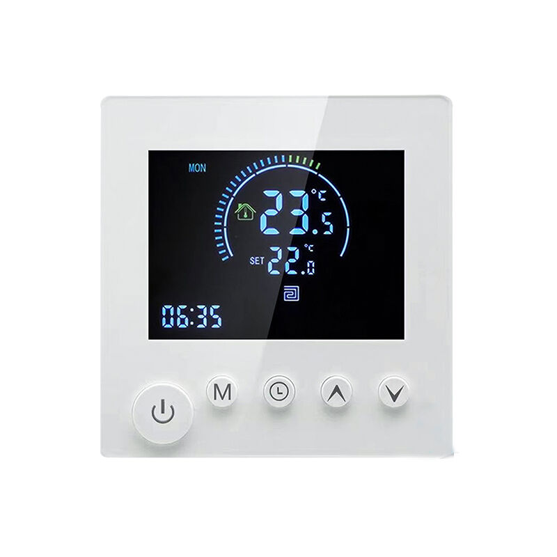 Lifcausal - Thermostat mural intelligent WiFi Tuya, télécommande programmable, capteur ntc, écran lcd, bouton tactile, chauffage de l'eau, chauffage