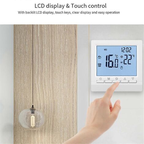 Thermostat mural programmable pour chaudières -