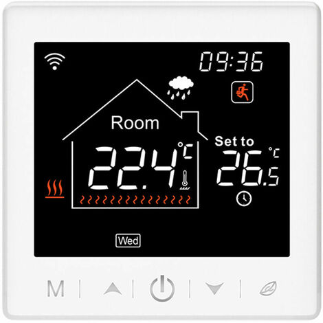 Thermostat Nouvel écran blanc R9W.703 Wi-Fi + plombier 3A