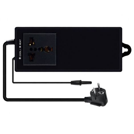 Thermostat numérique de contrôle de température pour reptiles, modes chauffage/refroidissement, plage,40 °C à 110 °C, prise UE 220 V