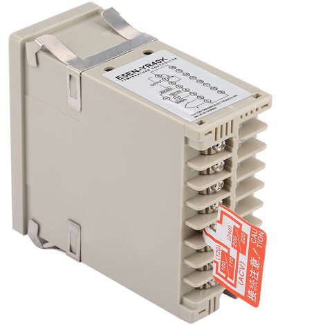 Thermostat numérique E5EM régulateur de température 0-399 degrés avec thermocouple de Type K