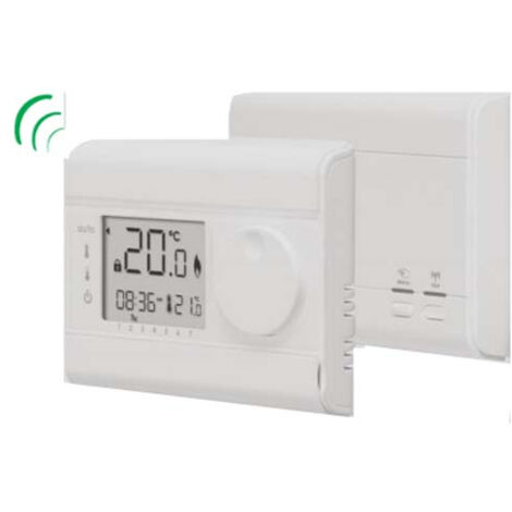 Thermostat onde radio programmable digital - Thermador