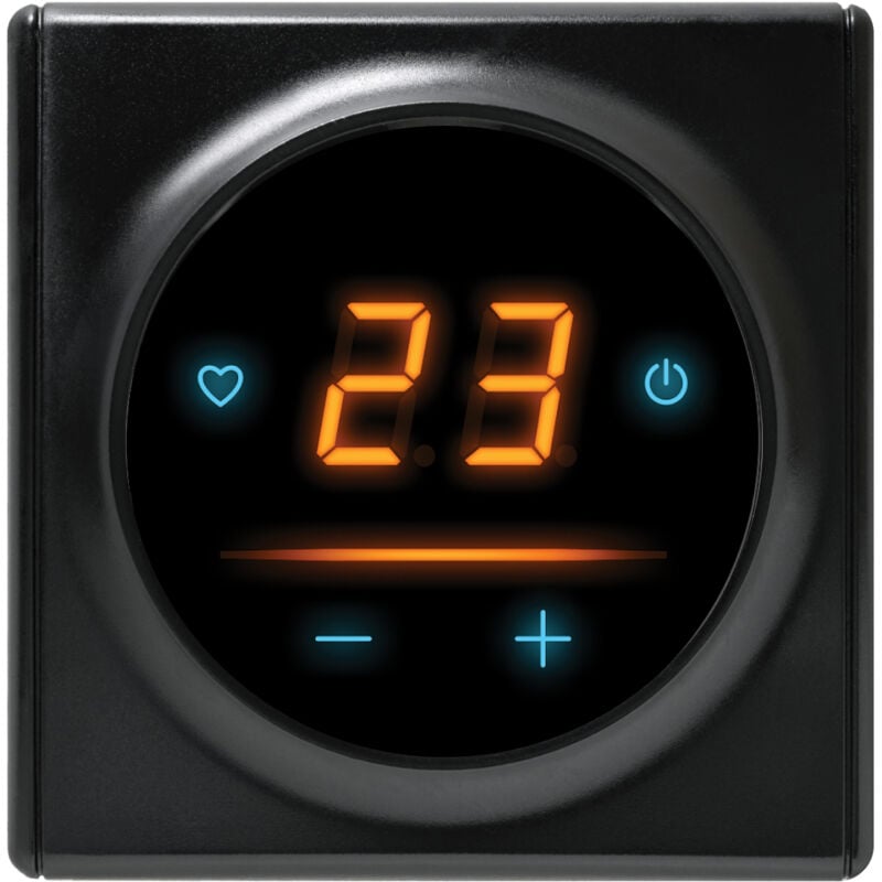 Thermostat OneKeyElectro 25 wifi Tactile avec cadre Florence - noir