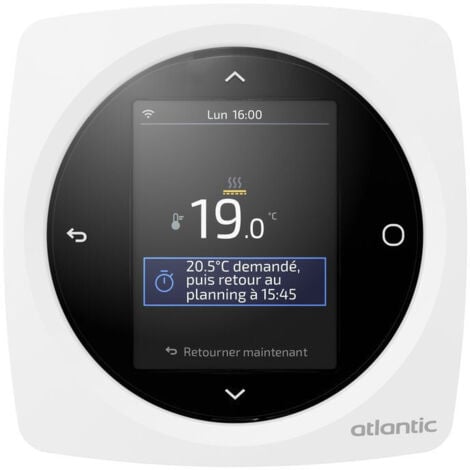 ATLANTIC Thermostat plancher rayonnant électrique programmable et connecté (109521)