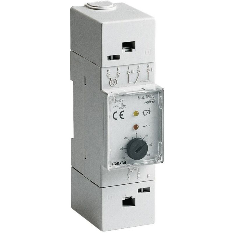 Perry - Thermostat encastrable électronique Wallair 1TMTE075 -30 à 30 °c