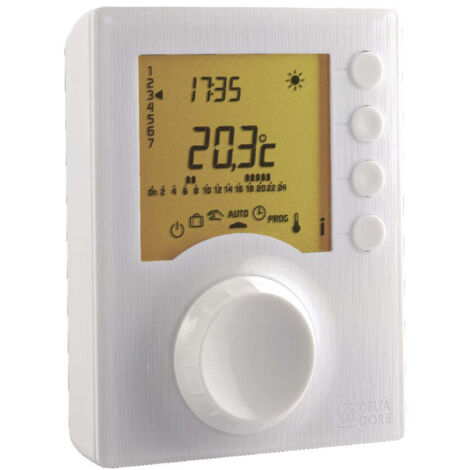 Thermostat programmabder furLTA DORE filaire j/h für Heizung en mofur confort/reduit piders, Ref.6053005
