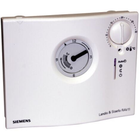 Thermostat programmable, avec horloge analogique journaliére