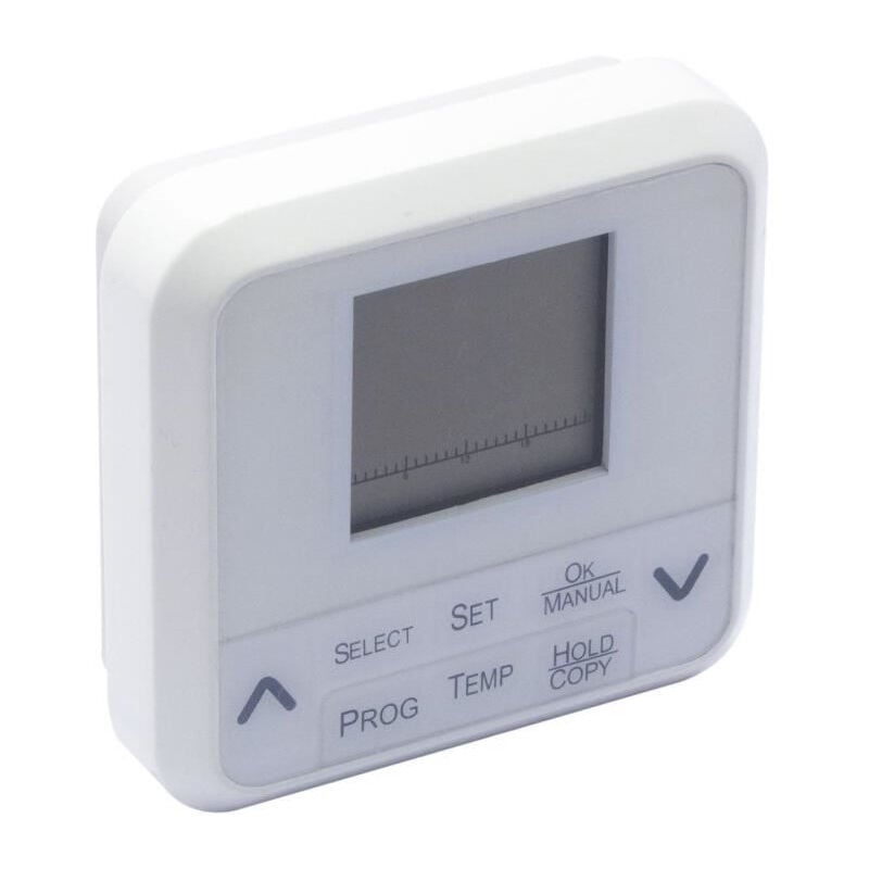 Chacon - Thermostat digital 1150 w - 7 programmes - Blanc