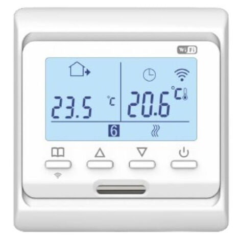 Thermostat programmable connecté Wifi pour chaudière - SILUMEN