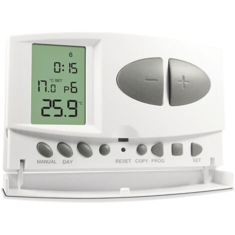 Thermostat programmable filaire pour chauffage ou climatisation - Avidsen - 103954