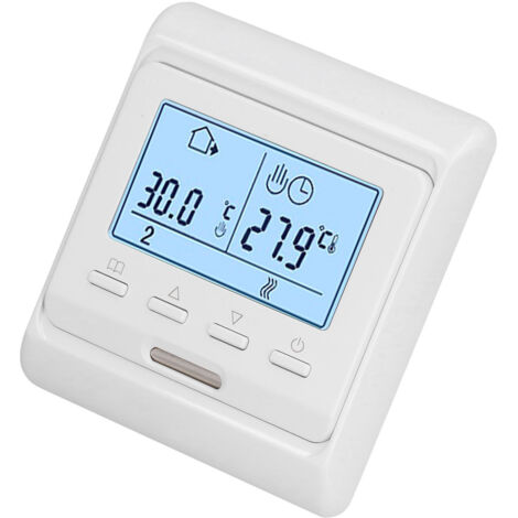 Thermostat Programmable ME5516 avec Écran Tactile LCD pour Plancher Chauffant et Radiateur