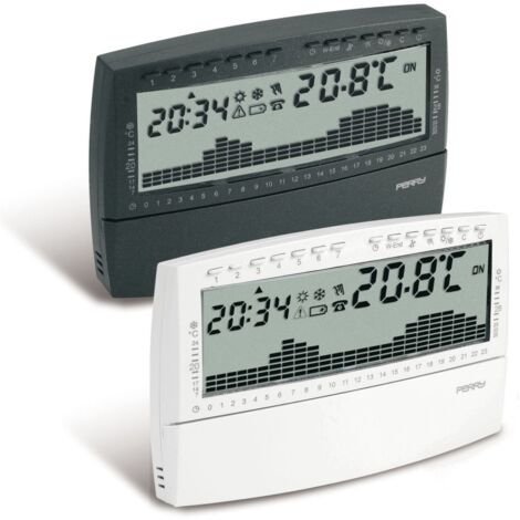 Thermostat programmable Perry Up&Down hebdomadaire numérique