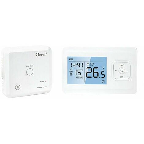 Thermostat radio sans fil pour chauffage infrarouge programmable - Banyo