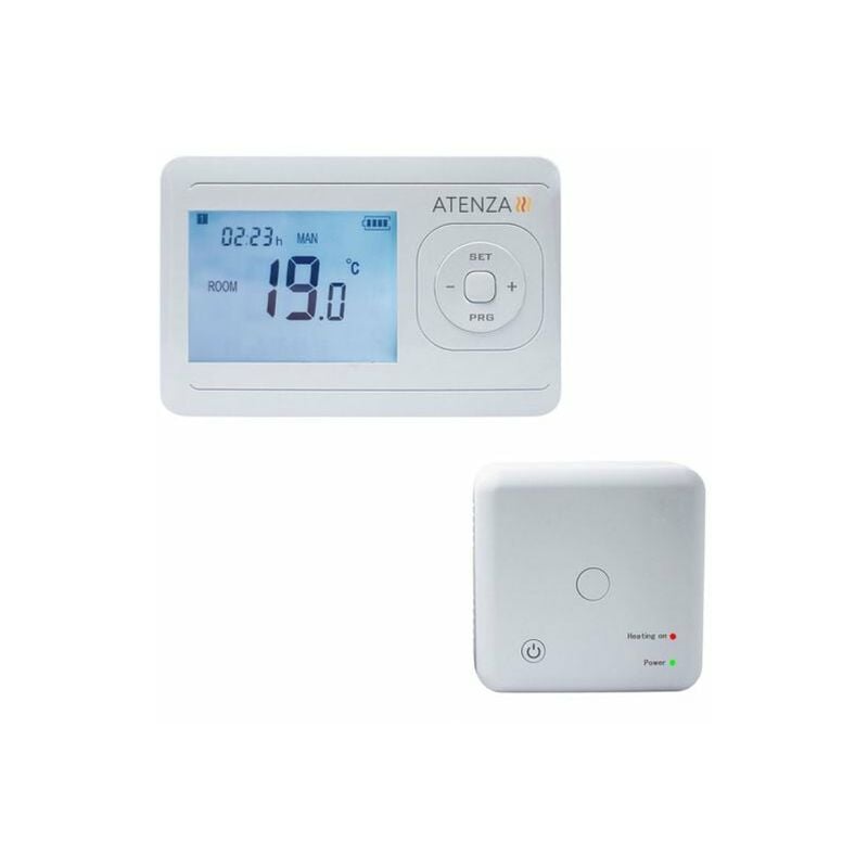 Atenza - Thermostat Programmable sans Fil + Récepteur hf