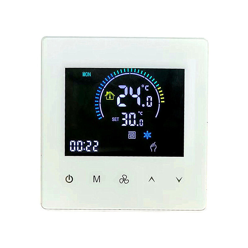Thermostat programmable, Thermostat intelligent Contrôleur de température LED programmable pour la maison, le bureau, les hôtels avec fonction de