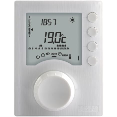 DELTA DORE Thermostats programmables avec 2 niveaux de consigne TYBOX 127 filaire - TYBOX 127