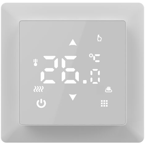 Thermostat, régulateur de température TS100 Tactile, blanc