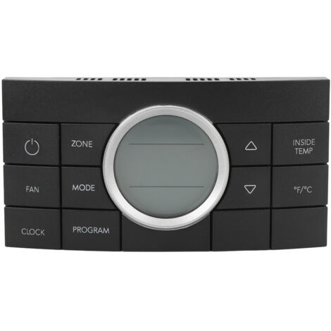 Thermostat RV 10 boutons Centre de contrôle de confort multizone 3314082.000 pour climatiseur série 579 595 600 6308 520 6218xx 457915 Noir