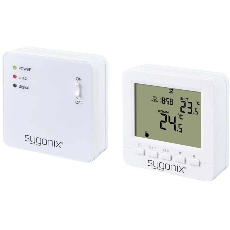 Thermostat sans fil Sygonix SY-5470190 montage apparent (en saillie) programme hebdomadaire 1 pc(s)