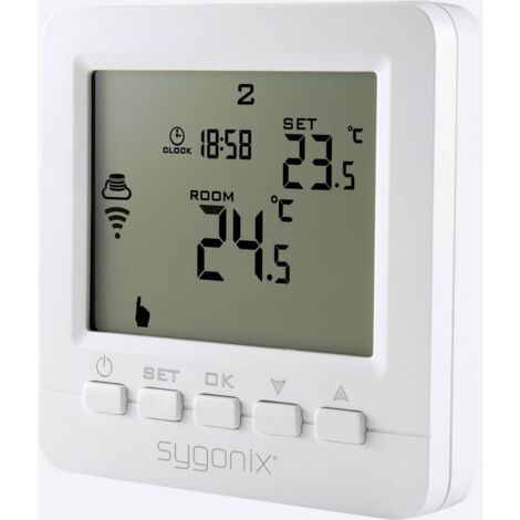 Thermostat sans fil Sygonix SY-4500820 encastré programme hebdomadaire 5 à 35 °C 1 pc(s)