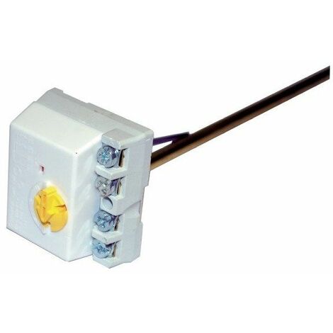 Thermostat TUS 270 pour chauffe-eau électrique – Système de sécurité bipolaire – Réglage 5 à 65°C – Contact unipolaire – Pouvoir coupure 15A/380V – Cotherm