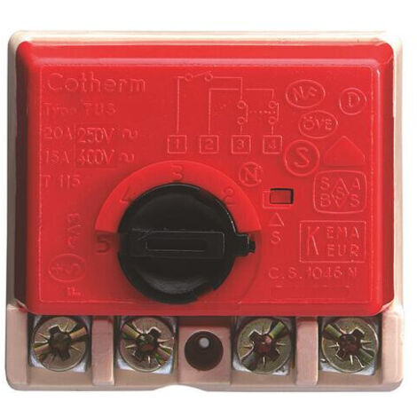 THERMOSTAT UNIPOLAIRE A SONDE RIGIDE TYPE TUS