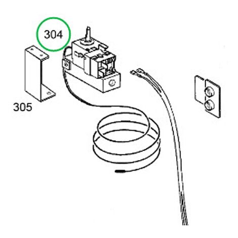 THERMOSTAT V61 POUR REFRIGERATEUR   DOMETIC - 292936305