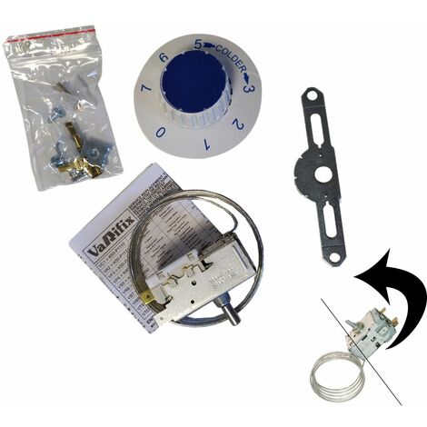 Thermostat VT9 (AS0000154, 481927129103) Réfrigérateur, congélateur THOMSON, AEG, DE DIETRICH, LIEBHERR, LADEN, BRANDT, VEDETTE, IGNIS, PROLINE, FAGOR, FAURE, ARTHUR MARTIN ELECTROLUX, ZANUSSI, SCHOLT