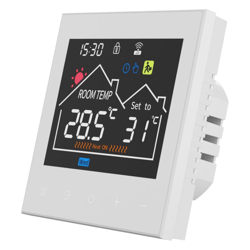 Thermostat WiFi intelligent pour chauffage électrique 16 A, contrôleur de température pour chauffage électrique, programmable, mémoire de panne de