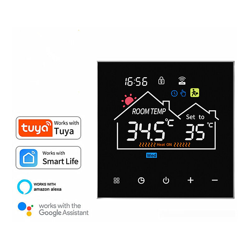 Thermostat WiFi intelligent pour chauffage électrique 16 A, contrôleur de température pour chauffage électrique, programmable, mémoire de panne de