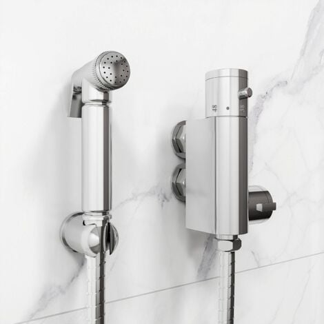 SKY BATHROOM Thermostatic Mixer Bidets Toilet Valve Hand Held Douche Kit Muslim Spray Shower