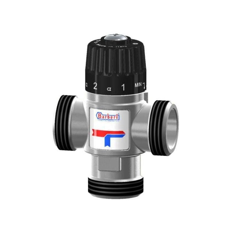 Thermostatic Mixing Valve Side Way Mixed Water 35-60C 1,6m3/h 3/4' Male BSP
