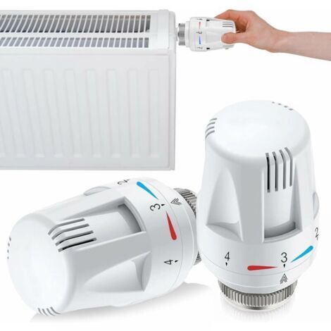 Thermostatic radiator head - Radiator valve - Radiator valve: 2 pieces - Thermostatic radiator head - Replacement head - Radiator thermostat M30 x 1.5