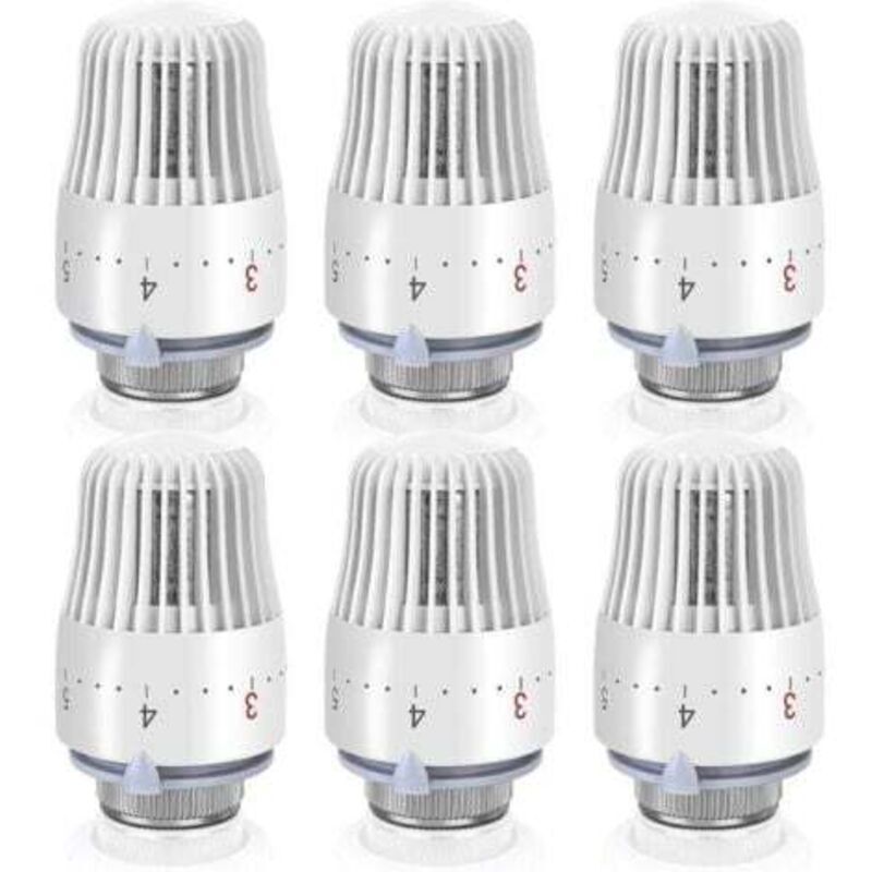 Image of Thermostatic Radiator Valve: 6 Pieces Thermostatic&hellip;