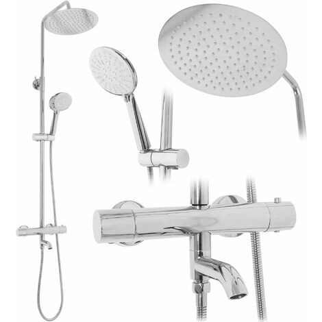Thermostatic Shower Set REA Lungo Chrome