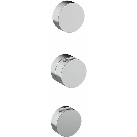 Thermostatique 2 voies vertical INCOOL Finition GRB: Blanc